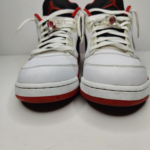 Nike Air Jordan 5 Retro 2016 Low Fire Red Mens Size 14 819171-101 - Picture 6 of 11
